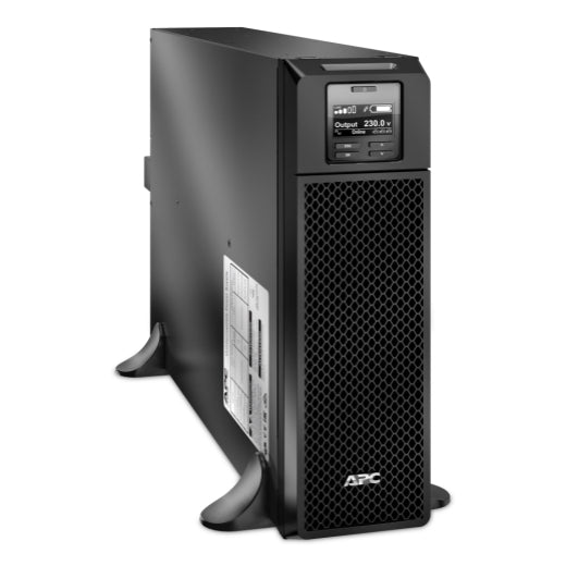 APC Smart-UPS 5000VA/4500W Online UPS, Tower, 230V/HW Input, 4x IEC C19 & 6x IEC C13 Outlets, Lead Acid Battery, Network & Smart Slot,