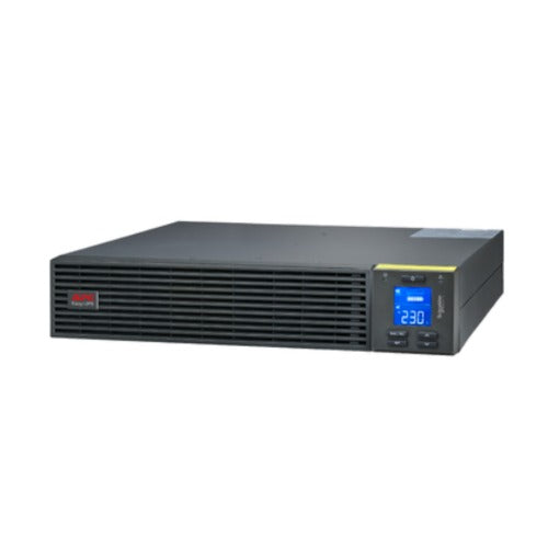 SRV1KRIRK-E - APC Easy UPS On-Line, 1000VA/900W, Rackmount 2U, 230V, 3x IEC C13 outlets, Intelligent Card Slot, LCD, W/ Rail Kit