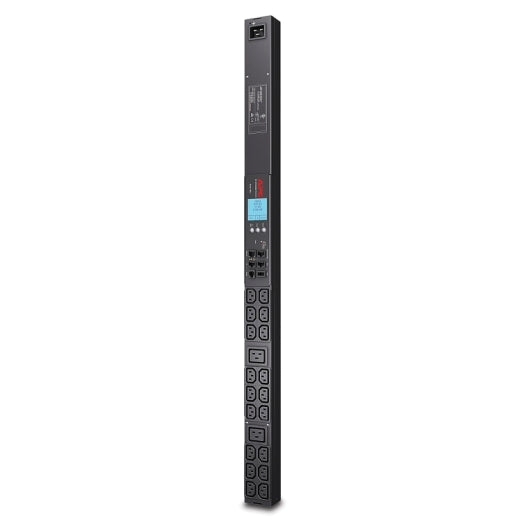 APC Netshelter Metered Rack PDU, 0U, 230V/16A Input, 2x IEC C19 & 18x IEC C13 Outlets