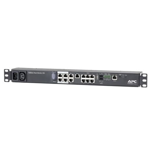 APC NetBotz Rack Monitor 250, Supports 6x Universal Sensors, Sensors Sold Seperately