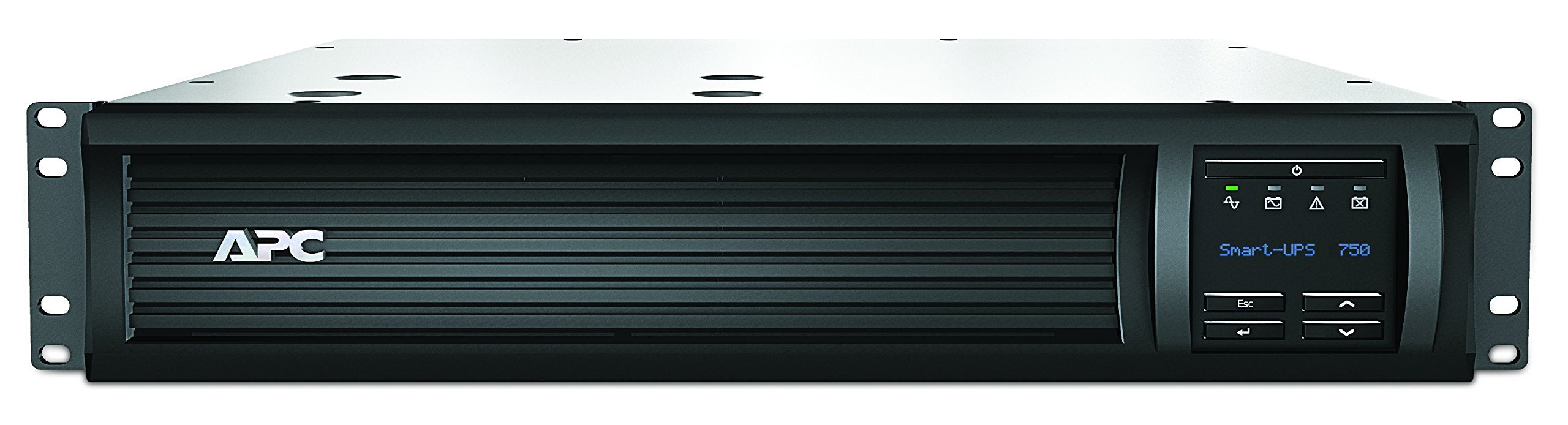 SMT750RMI2U - APC Smart-UPS 750VA/500W Line Interactive UPS, 2U RM, 23 ...