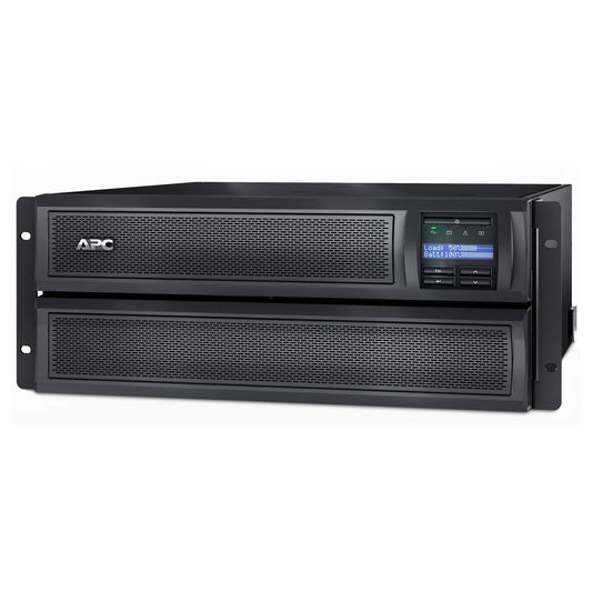 APC Smart-UPS X 3000VA/2700W Line Interactive UPS, 4U RM, 230V/16A Input, 2x IEC C19 & 8x IEC C13 Outlets, Lead Acid Battery