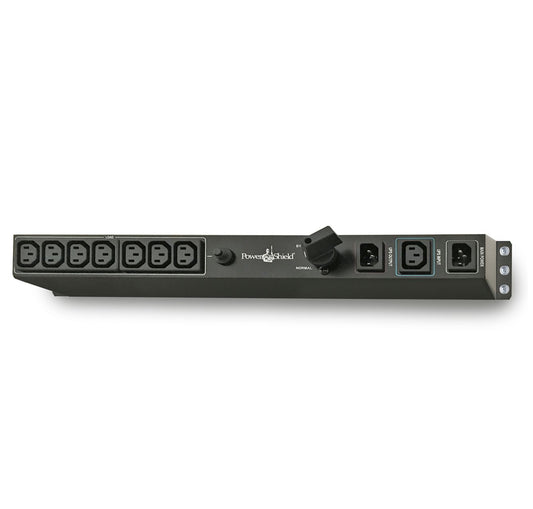 Powershield Rack Mount Bypass Switch Plus Hot Swap PDU  for 1 & 2kVA, 1U, 10Amp Input