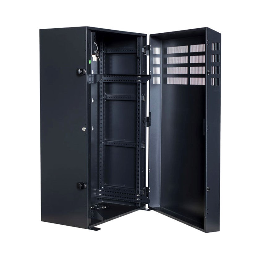 PowerShield Vertical Wall Mount Rack with 8U vertical capacity