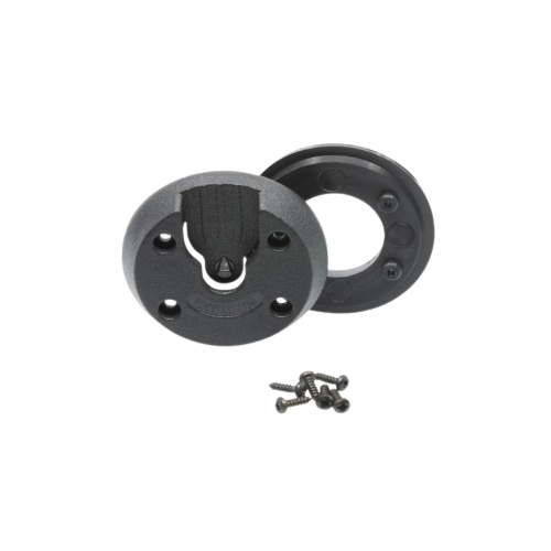 AXIS TW1108 Screw-on Mount offers secure mounting of the body worn camera on any type of garment.