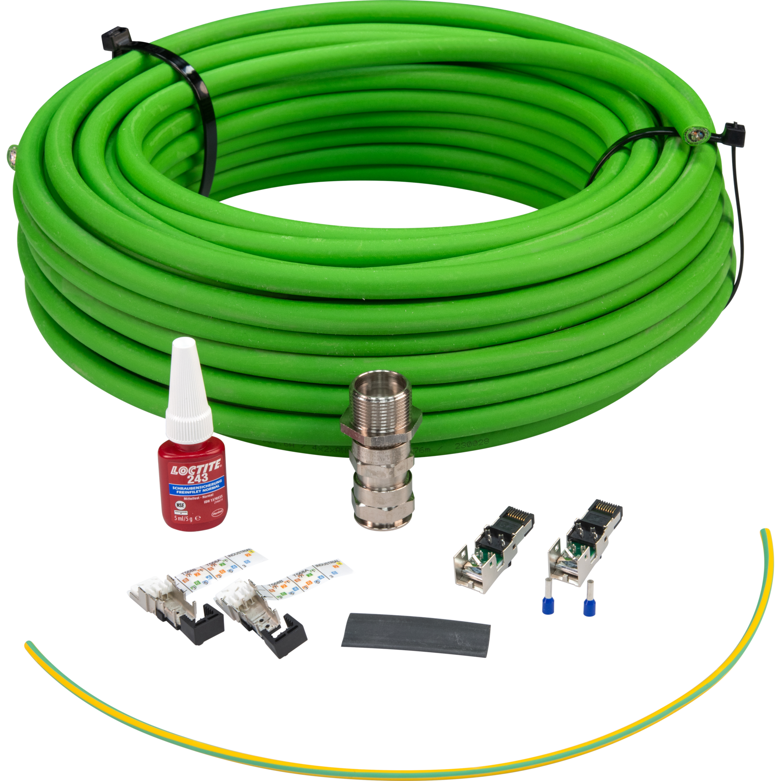 T Cabling ASKD02-T CABLE KIT 25m ARMOURED NETWORK CABLE FOR EXPLOSION PROTECTED ...
