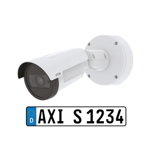 AXIS P1465-LE-3 Outdoor Bullet Camera, Licence Plate Verifier Kit, 7-20m LPR