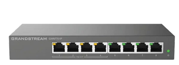 UNMANAGED NETWORK SWITCH 8 X GIGE 4 X POE