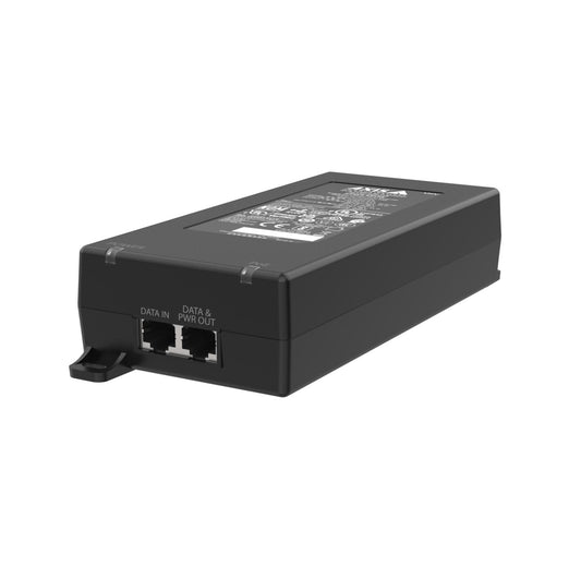 AXIS TU8004 is a single port 90 W midspan, compliant with IEEE 802.3bt and High PoE devices